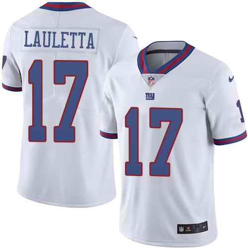 Nike Men & Women & Youth Giants 17 Kyle Lauletta White Color Rush Limited Jersey,We sell and wholesale Nike Men & Women & Youth Giants 17 Kyle Lauletta White Color Rush Limited Jersey on line form chian!